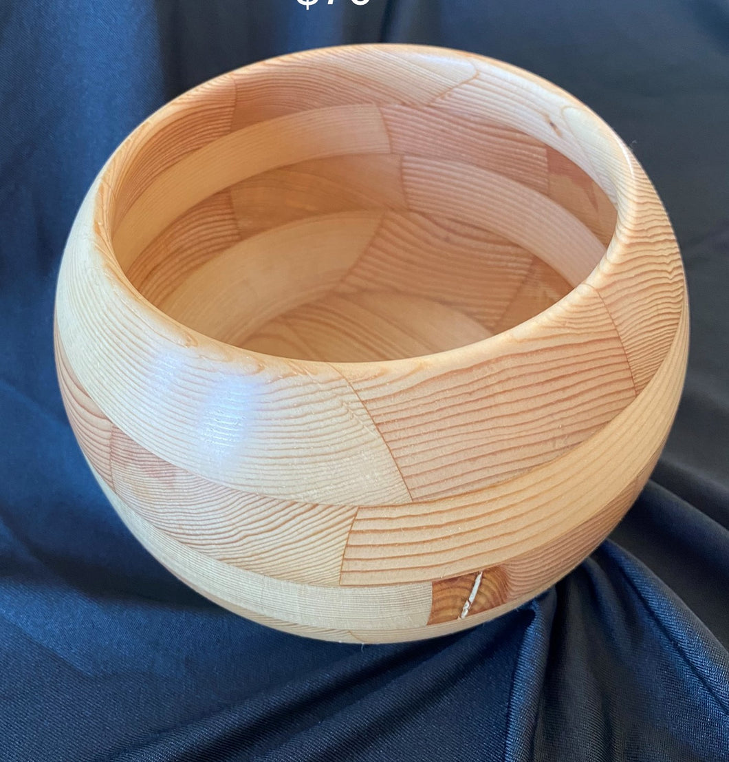 Segmented Pine Bowl